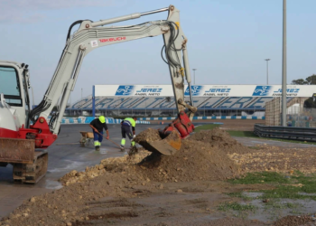The Jerez circuit, which hosts MotoGP, repairing flood damage