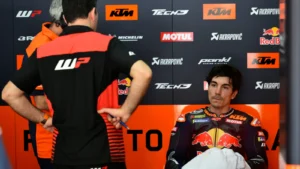 MavericK Vinales with the Tech3 KTM MotoGP team