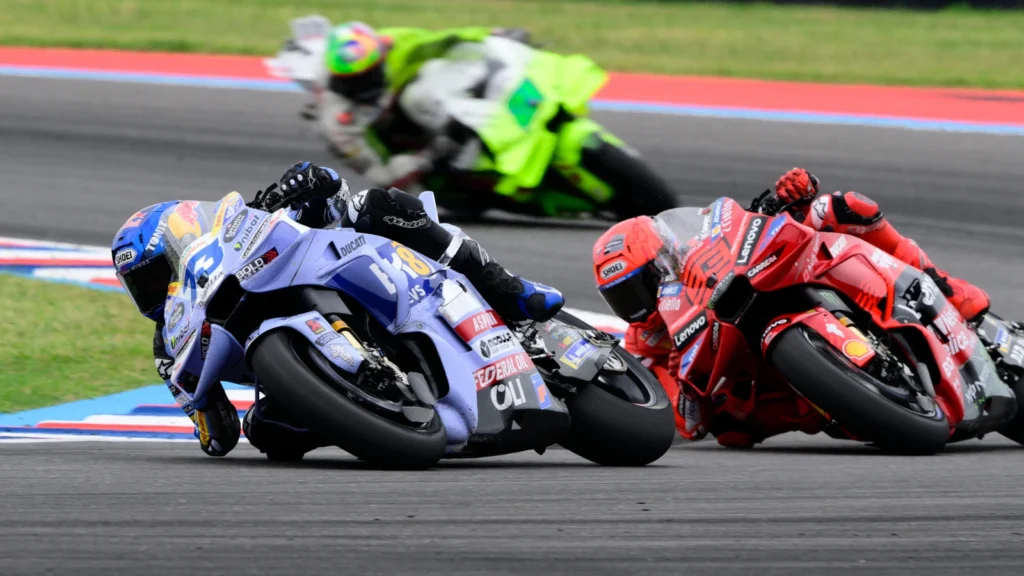 Alex Marquez races brother Marc at the Argentina MotoGP round