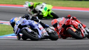 Alex Marquez races brother Marc at the Argentina MotoGP round
