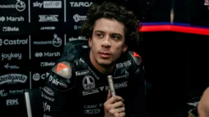 Marco Bezzecchi (Aprilia) at the Thai MotoGP