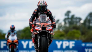 Marco Bezzecchi at the Argentina MotoGP round
