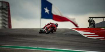 Marc Marquez at Austin MotoGP round at Circuit of the Americas