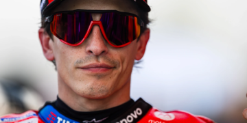 Marc Marquez at the Thai MotoGP race