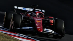 Charles Leclerc has struggled at the Chinese GP compared to Lewis Hamilton