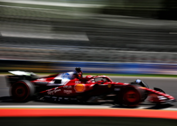 Charles Leclerc has seen a significant improvement with his Ferrari since pre-season testing