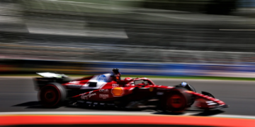 Charles Leclerc has seen a significant improvement with his Ferrari since pre-season testing