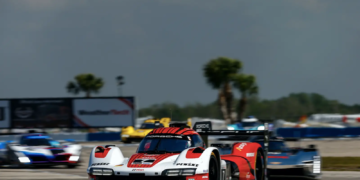 Porsche’s Felipe Nasr leads at halfway point in IMSA 12H Sebring