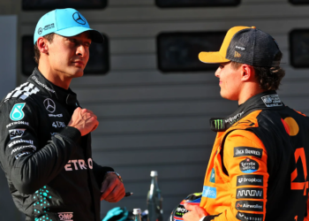 George Russell and Lando Norris are engaging in mind games