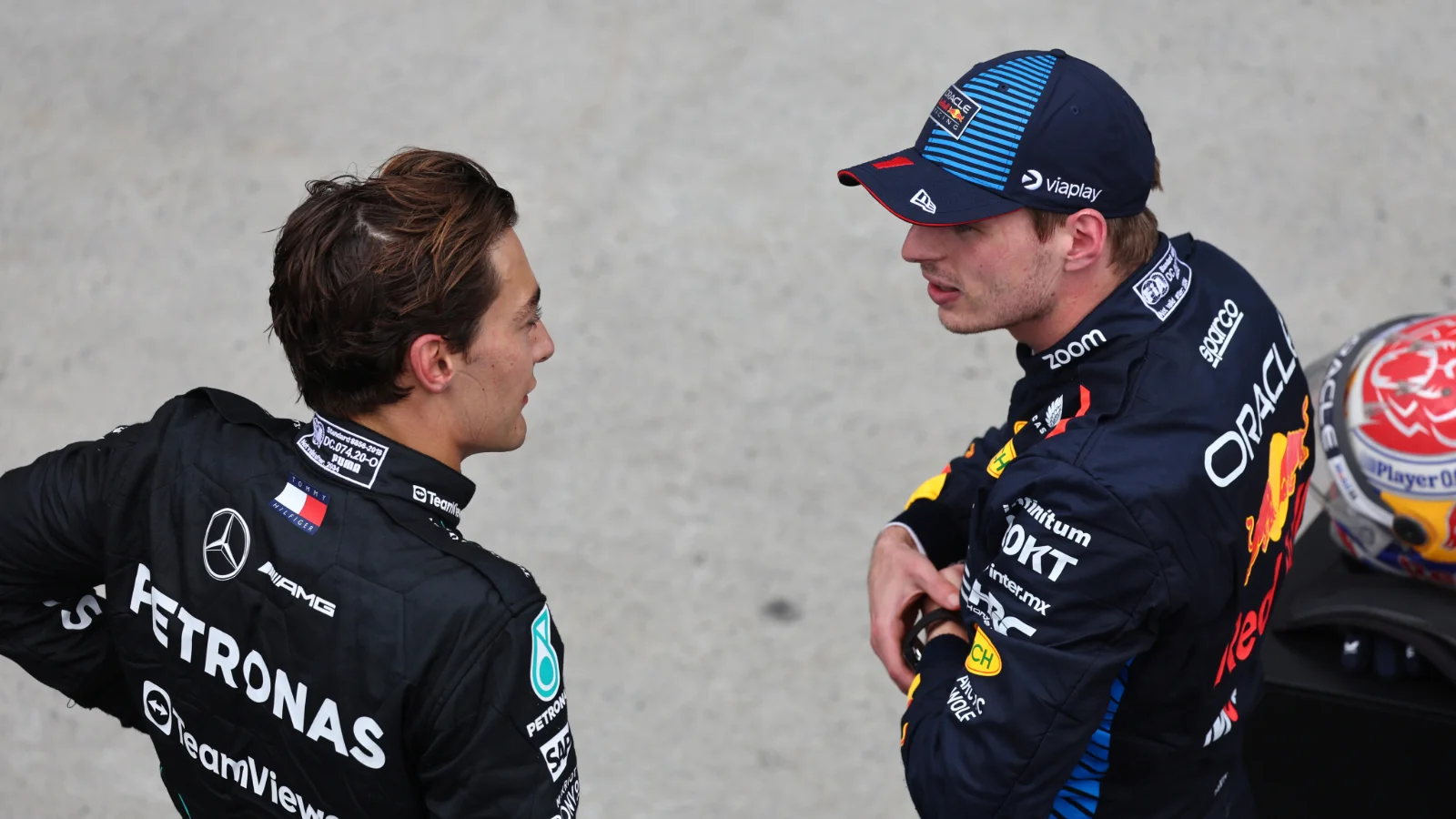 George Russell isn't concerned by Mercedes being interested in signing Max Verstappen