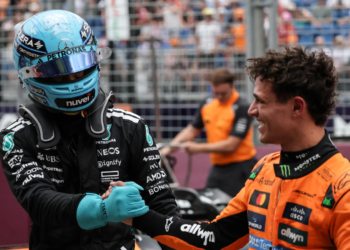 George Russell has claimed that McLaren has all but won the F1 2025 titles