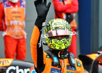 Lando Norris took pole position for McLaren in Australia