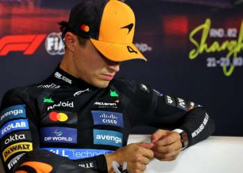 Lando Norris was self-critical after qualifying in China