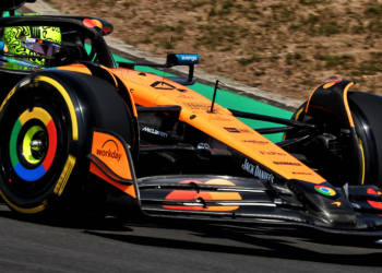 Lando Norris was fastest by a big margin in practice at the F1 Chinese GP