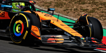 Lando Norris was fastest by a big margin in practice at the F1 Chinese GP