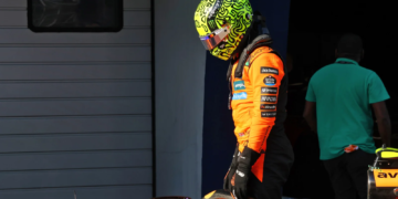 Lando Norris endured an eventful weekend at the Chinese GP