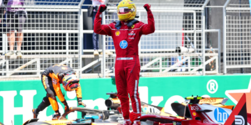 Lewis Hamilton took his maiden Ferrari win in the Chinese GP Sprint