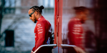 Lewis Hamilton has enjoyed being thrown in at the deep end at Ferrari