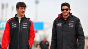 Haas is excited by the example Esteban Ocon is setting for Oliver Bearman