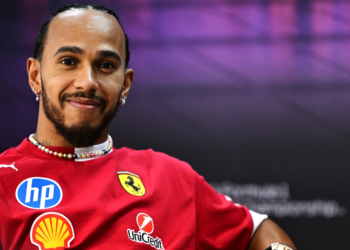 Lewis Hamilton (GBR) Ferrari in the FIA Press Conference. 28.02.2025. Formula 1 Testing, Sakhir, Bahrain, Day Three