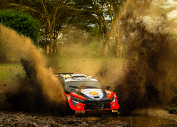 Ott Tanak the early leader on Safari Rally Kenya