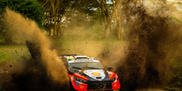 Ott Tanak the early leader on Safari Rally Kenya