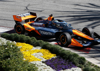 Siegel was impressive in Saturday morning's practice run. Photo: IndyCar - Chris Jones