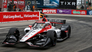 Kirkwood won from pole as he continues to show how good he is on street courses. Photo: IndyCar - Chris Jones