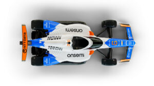All three cars will feature the same pattern, with different colors highlighting the front and rear of the chassis. Image: Arrow McLaren