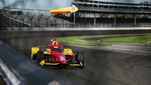 Palou felt good while circulating at over 223 MPH. Photo: IndyCar - James Black