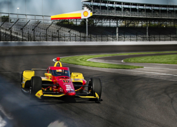 Palou felt good while circulating at over 223 MPH. Photo: IndyCar - James Black