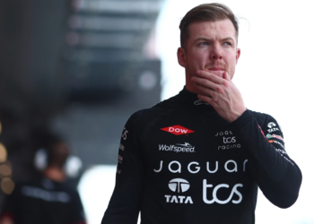Nick Cassidy of New Zealand and Jaguar TCS Racing in the Pitlane during qualifying ahead of the Jeddah E-Prix, Round 3 of the 2025 FIA Formula E World Championship at Jeddah Corniche Circuit on February 14, 2025 in Jeddah, Saudi Arabia