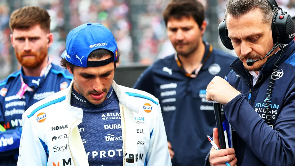 Carlos Sainz was fined for missing the national anthem in Japan