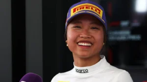 Chloe Chambers secured her maiden F1 Academy pole in Saudi Arabia