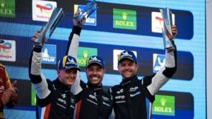 Mick Schumacher scored his second WEC podium at the 6 Hours of Imola with his #36 Alpine team-mates