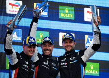 Mick Schumacher scored his second WEC podium at the 6 Hours of Imola with his #36 Alpine team-mates