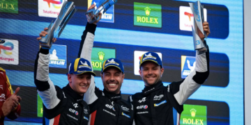 Mick Schumacher scored his second WEC podium at the 6 Hours of Imola with his #36 Alpine team-mates