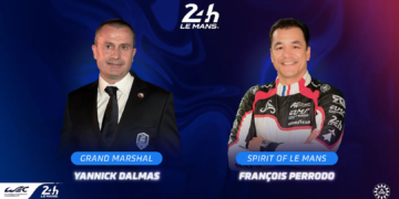 Yannick Dalmas and Francois Perrodo have been honoured for this year's 24 Hours of Le Mans