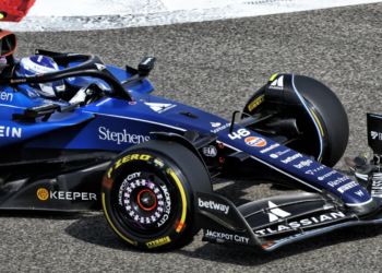 Luke Browning participated in FP1 in Bahrain for Williams