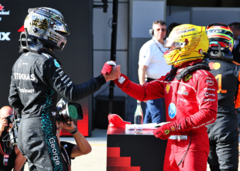 George Russell backs Lewis Hamilton to get over his Ferrari struggles