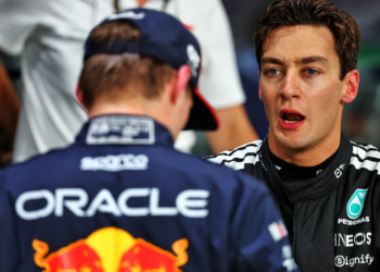 George Russell rued not following Max Verstappen's lead in Saudi Arabia