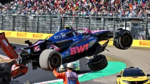 Jack Doohan failed to close the DRS on his Alpine going into Turn 1 at Suzuka on Friday
