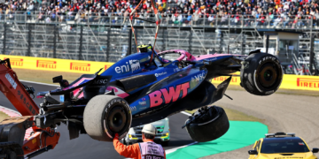 Jack Doohan failed to close the DRS on his Alpine going into Turn 1 at Suzuka on Friday