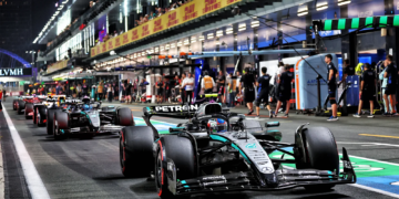 F1 Saudi Arabian GP qualifying was run under dazzling lights