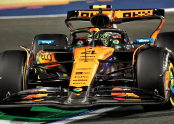 Lando Norris ended Friday on top at the F1 Saudi Arabian GP