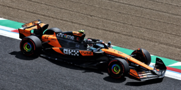 Lando Norris completed a McLaren clean sweep in F1 Japanese GP practice