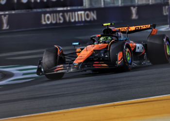 Lando Norris and McLaren set the pace in FP3 at the Jeddah Corniche Circuit