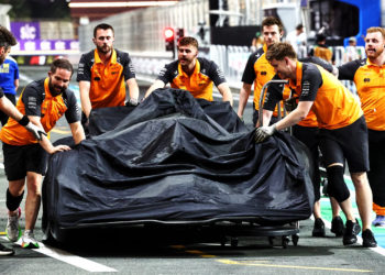 Lando Norris crashed out of Q3 in qualifying for the F1 Saudi Arabian GP