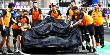 Lando Norris crashed out of Q3 in qualifying for the F1 Saudi Arabian GP