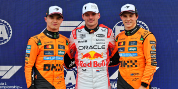 Max Verstappen is prepared to get his elbows out against the two McLaren drivers
